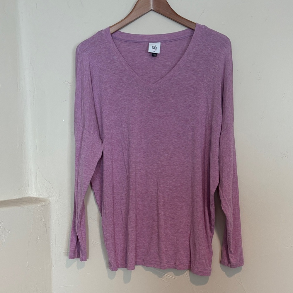 CAbi Heathered Lavender Serenity Tee